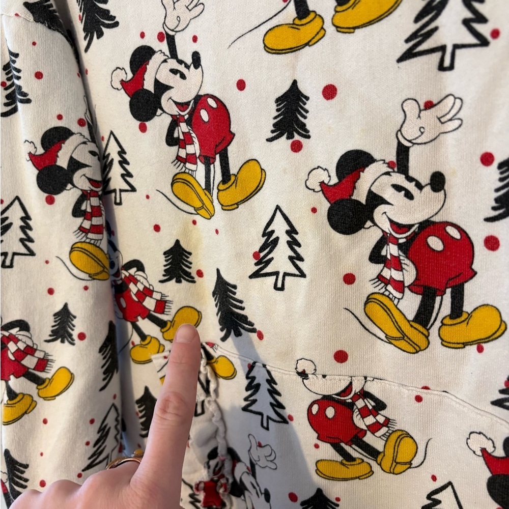 Zara Girls' White and Red Character Print Hoodie - Picture 3 of 7